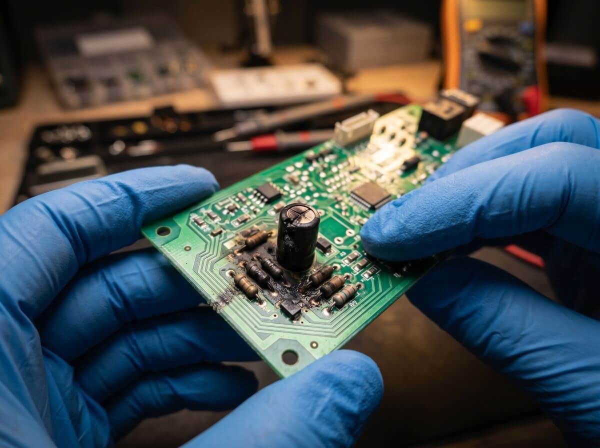 AC PCB motherboard repaired and tested – BaluaFix Vadodara certified expert