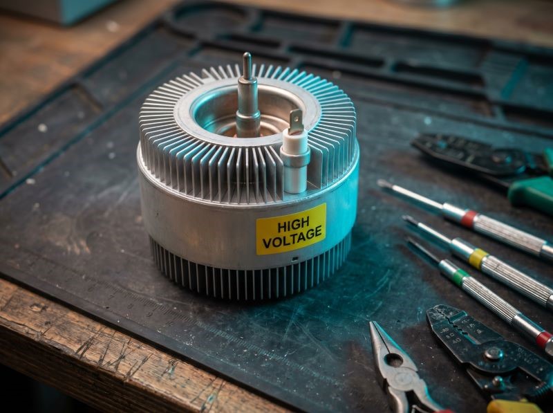 BaluaFix expert safely repairing microwave magnetron and capacitor in Vadodara